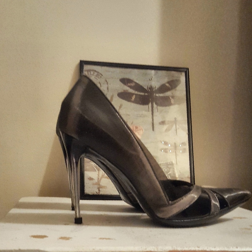 Stella McCartney Perspex 100mm Heels